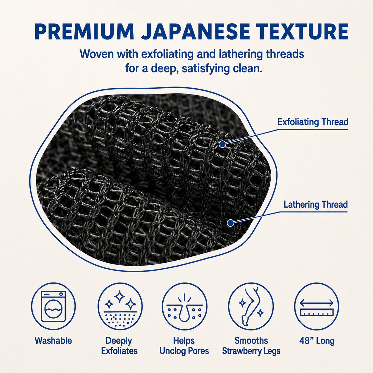 Japanese Exfoliating Towel